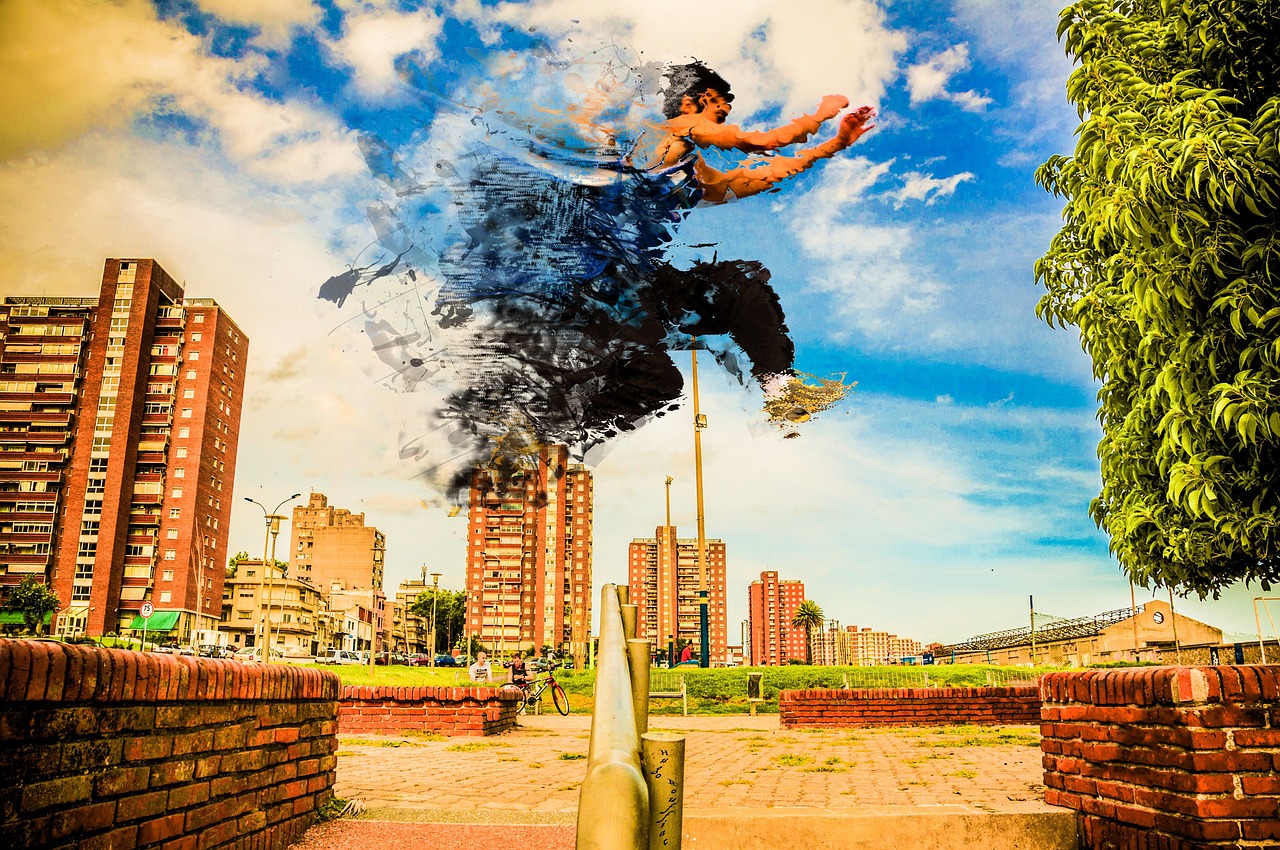 Gravity Defying Parkour 1819860